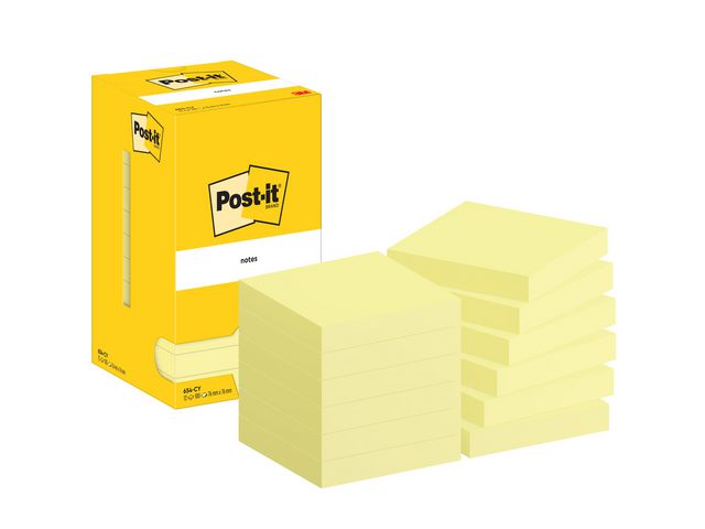 Notes POST-IT 76x76mm gul - Primmeshiper