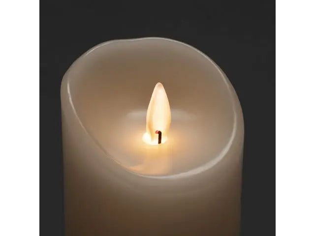 Vaxljus 5x17,8 cm LED vitt - Primmeshiper