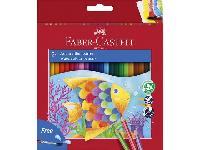 Akvarellpenna FABER-CASTELL 24 färger - Primmeshiper