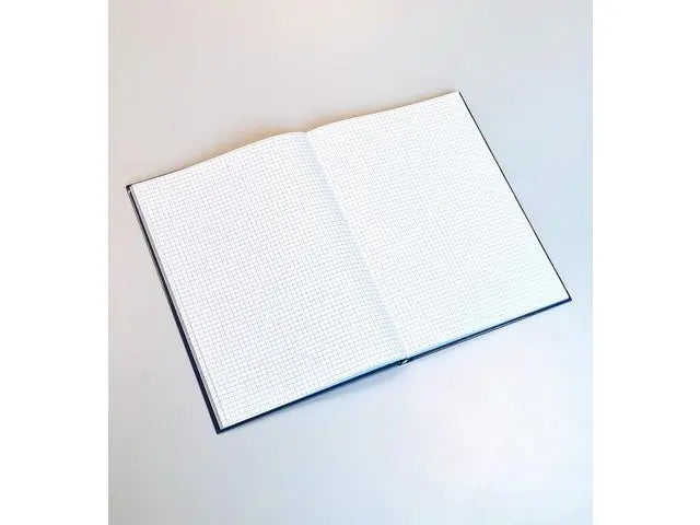 Anteckningsbok inbunden A4 rutad blå - Primmeshiper
