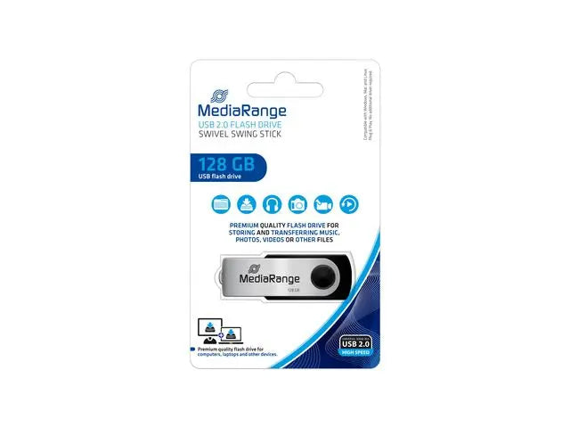 USB-Minne MEDIARANGE USB 2.0 8GB - Primmeshiper