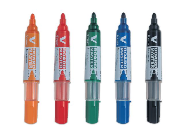 Whiteboardpenna PILOT V Board rund svart - Primmeshiper