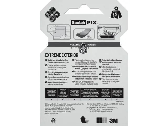 Monteringstejp SCOTCH super 1,5mx19mm - Primmeshiper