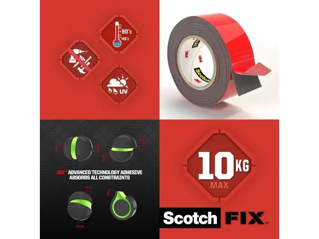 Monteringstejp SCOTCH super 1,5mx19mm - Primmeshiper