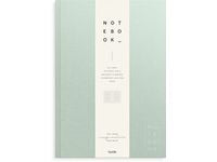 Ant.bok BURDE A4 textil linj grön - Primmeshiper