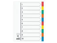 Plastregister otryckta A4 10-fli - Primmeshiper