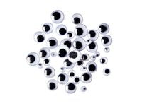 Plastögon PET svart/vit 300/fp - Primmeshiper