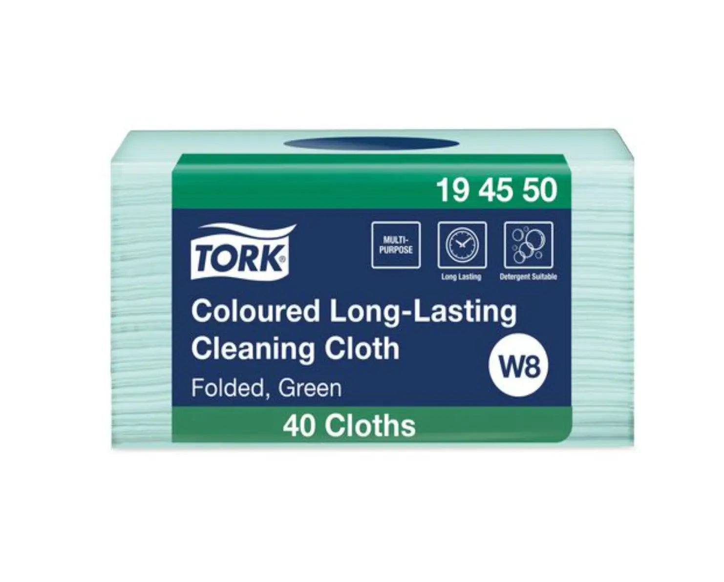 Rengöringsduk TORK Pre W8 grön 40/fp - Primmeshiper