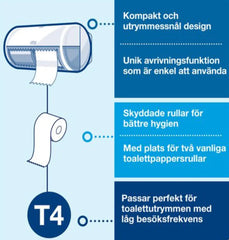 Toalettpapper TORK Uni T4 2-lag 6/fp - Primmeshiper