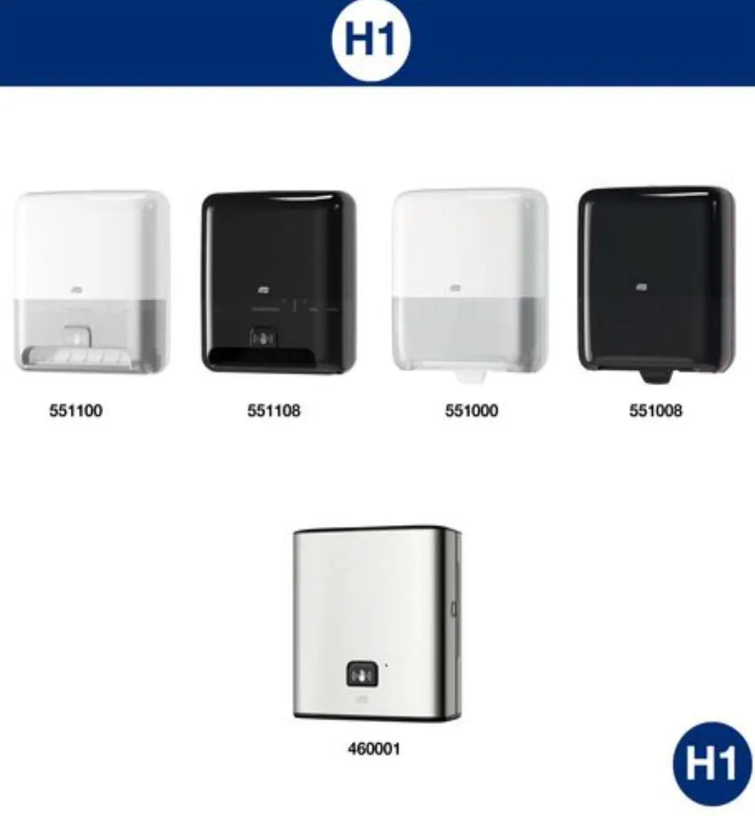 Handduk TORK Adv H1 blå 6/fp - Primmeshiper