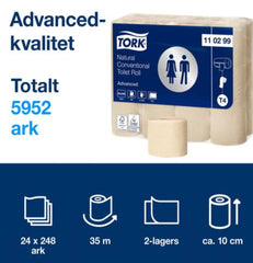 Toalettpapper TORK Adv T4 natur 24/fp - Primmeshiper