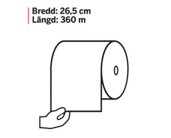 Industritork KATRIN Plus XL vit 360m - Primmeshiper