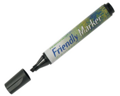 Märkpenna FRIENDLY sned svart - Primmeshiper