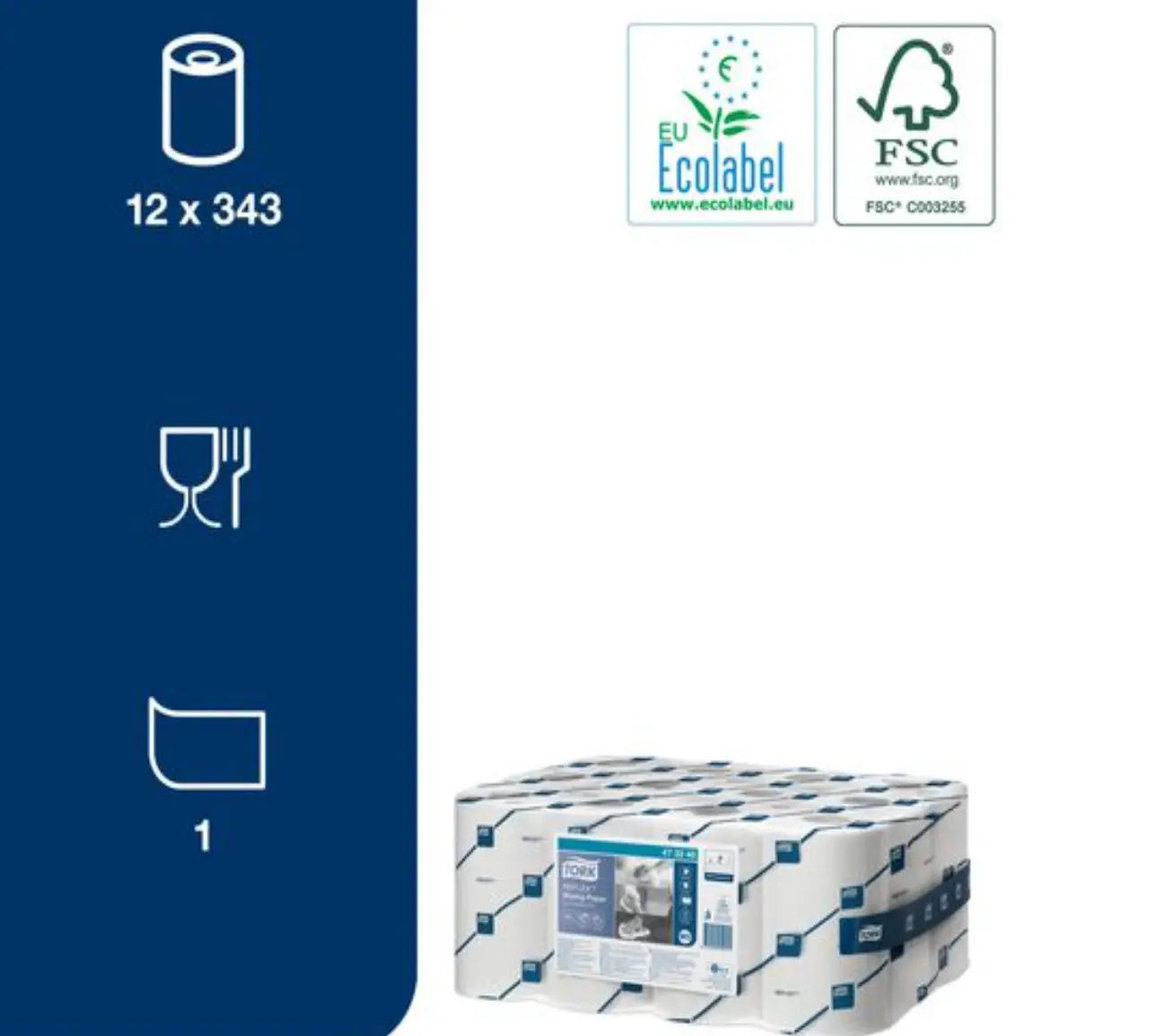 Torkrulle TORK Adv M3 Reflex 12/fp - Primmeshiper