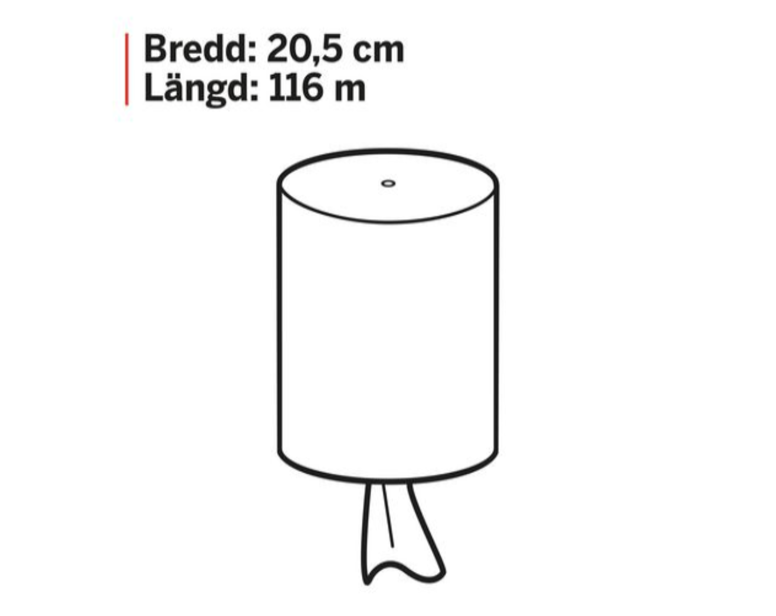 Torkrulle KATRIN S 1L 116m - Primmeshiper
