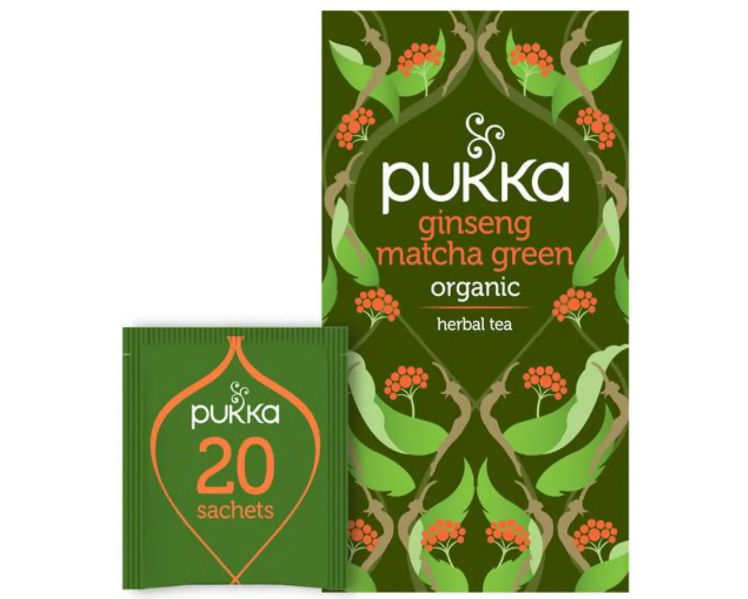 Te PUKKA Ginseng Matcha Green 20/fp - Primmeshiper