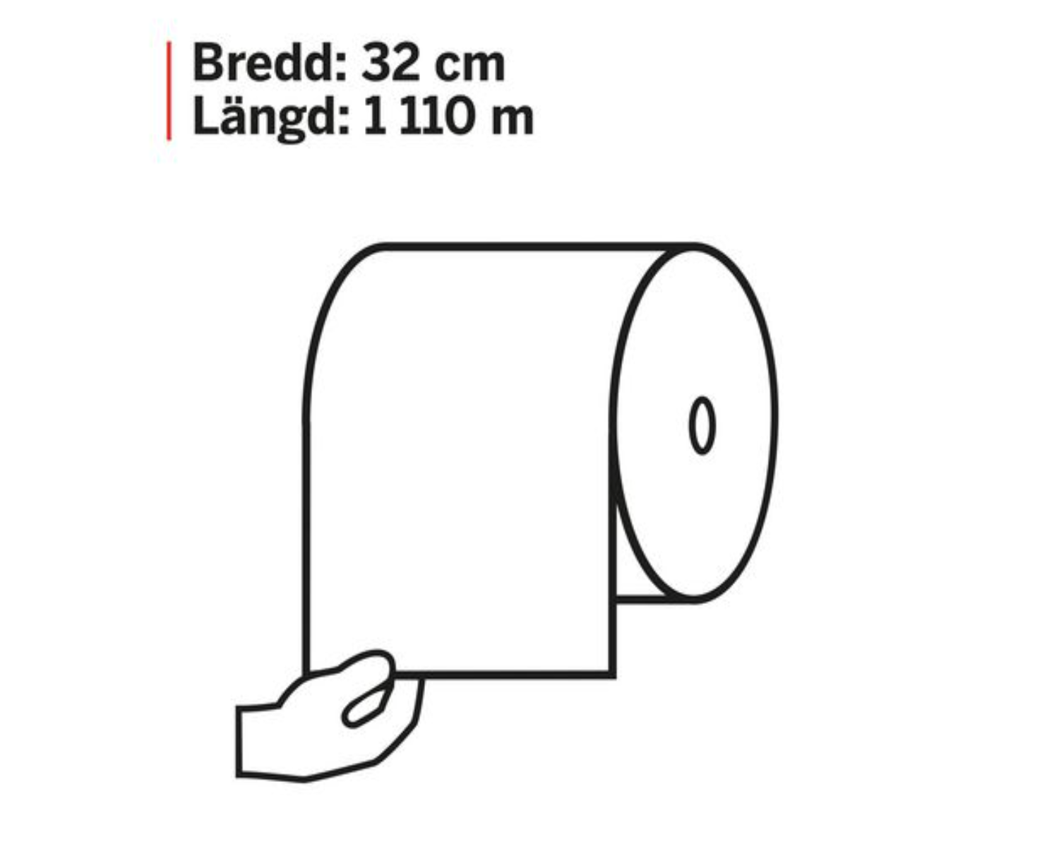 Industritork KATRIN Plus XL vit 1110m - Primmeshiper