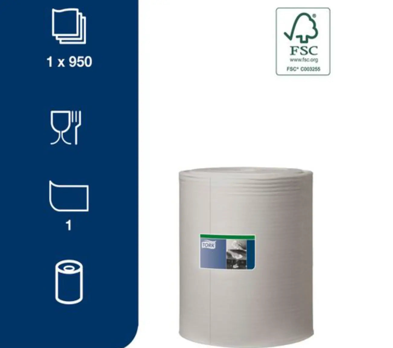 Rengöringsduk TORK Pre W1 Flex 361m - Primmeshiper