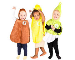 Maskeraddräkt Babblarna Set2 1-4år 3/fp - Primmeshiper