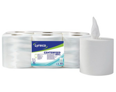 Torkrulle LYRECO Maxi 148,5m vit 6/fp - Primmeshiper