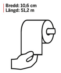 Toalettpapper KATRIN 360 42/fp - Primmeshiper