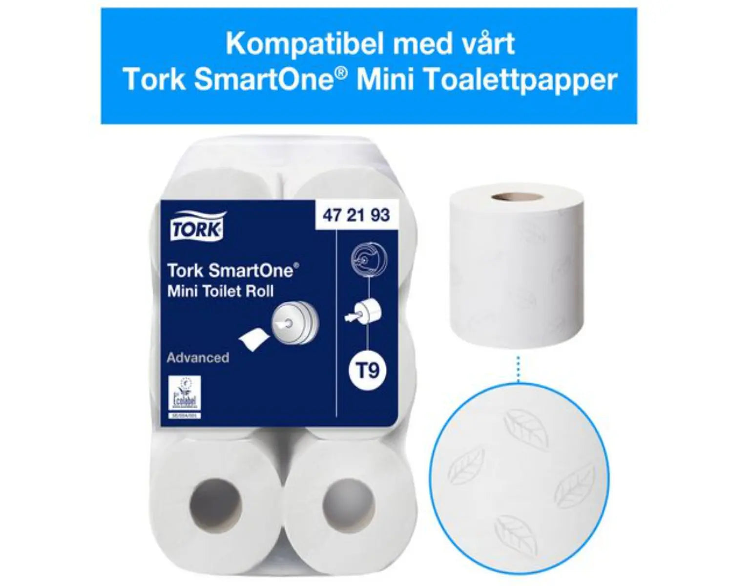 Dispenser TORK T9 SMARTONE Twin vit - Primmeshiper