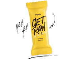 Bar GET RAW Caramel och Hazelnut 42g - Primmeshiper