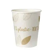 Pappersbägare PURE 240ml z.plast 50/fp - Primmeshiper