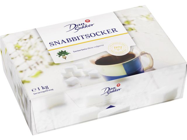 Snabbitsocker DANSUKKER låda 1kg - Primmeshiper