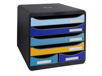 Blankettbox EXACOMPTA BeeBlue 6 lådor Primmeshiper