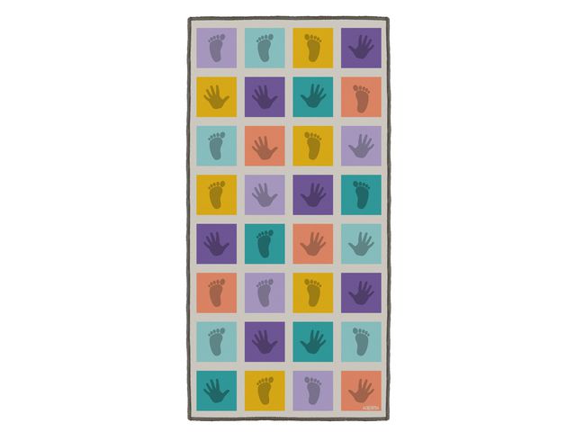Aktivitetsmatta Händer och  Fötter - Primmeshiper