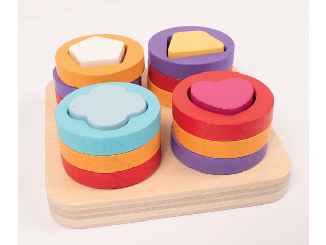 Träformer matchningsspel - Primmeshiper