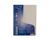 Plastregister KEBA A4 PP 1-31 - Primmeshiper