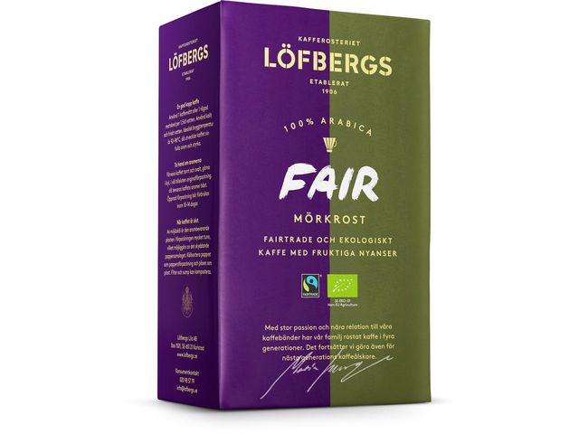 Kaffe LÖFBERGS Fair Dark Eko/FT 500g - Primmeshiper