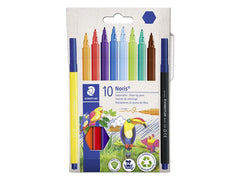 Fiberpenna STAEDTLER 10 färger - Primmeshiper