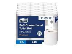 Toalettpapper TORK Pre T4 3-lag 42/fp - Primmeshiper