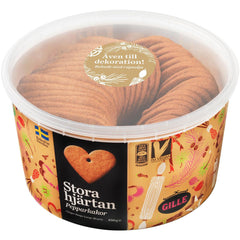Gingerbread GILLE Large hearts 450g