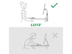 Monitorarm LEITZ Ergo Dubbel grå - Primmeshiper