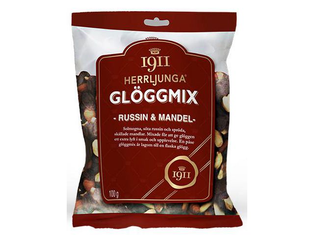Glöggmix HERRLJUNGA russin/mandel 100g - Primmeshiper
