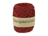 Hampasnöre röd 25m/rl - Primmeshiper