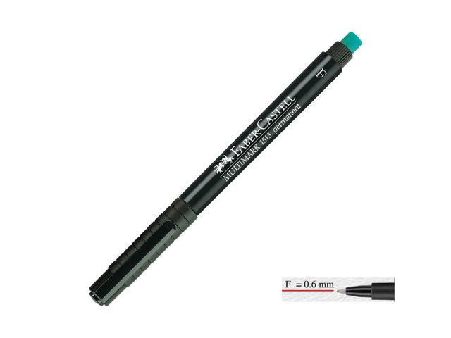 Märkpenna VF FABER CASTELL fine svart - Primmeshiper