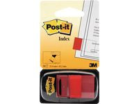 Index POST-IT 25x43mm röd - Primmeshiper
