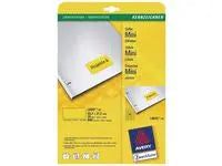 Etikett AVERY gul 45,7x21,2 960/fp - Primmeshiper