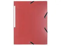 Gummibandsmapp LYRECO A4 PP 3-kl röd - Primmeshiper