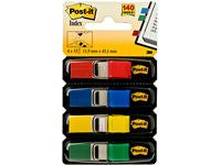 Index POST-IT 683 12X43mm R/B/G/G 4/fp - Primmeshiper