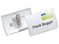 Namnskylt DURABLE 75x40mm 25/fp - Primmeshiper