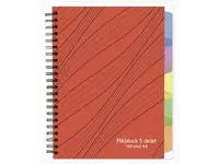 Ant.bok A4 70g 150 blad med 5 avdelare - Primmeshiper