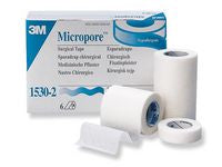 Micropore Vit u hållare 2,5cmx9,1m 12/fp - Primmeshiper