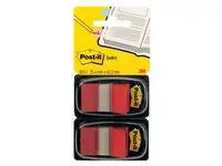 Index POST-IT 680 2x50 25x44mm röd - Primmeshiper