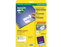 Etikett AVERY avtagb 63,5x38,1 630/fp - Primmeshiper